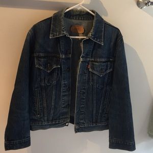 Levi blue jean jacket/ size 4/ vintage